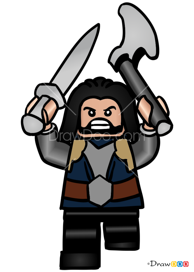 How to Draw Thorin, Lego Hobbit