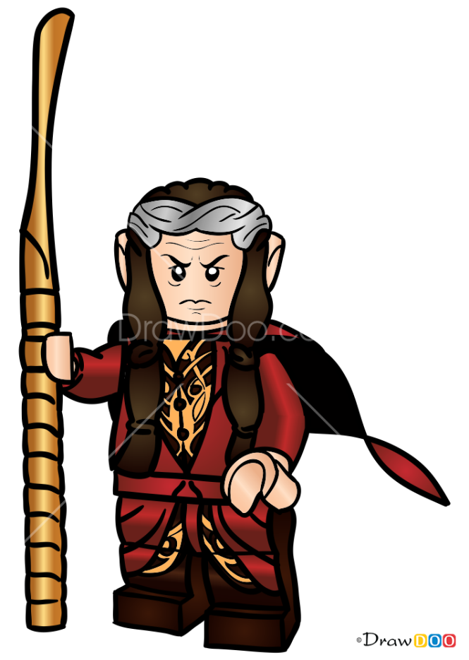 How to Draw Elrond, Lego Hobbit