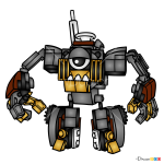 How to Draw Gox, Lego Mixels