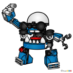 How to Draw Kuffs, Lego Mixels