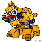 How to Draw Spugg, Lego Mixels