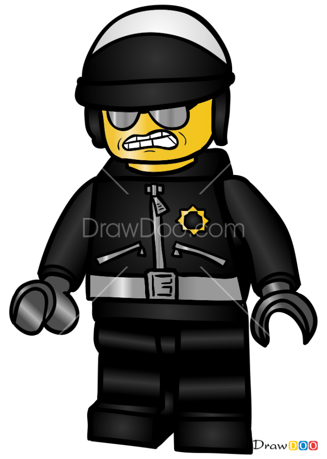 How to Draw Cop, Lego Movie