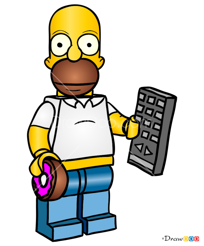 How to Draw Homer Simpson, Lego Simpsons