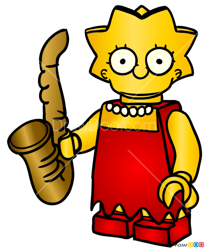 How to Draw Lisa Simpson, Lego Simpsons