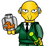 How to Draw State Comptroller Atkins, Lego Simpsons
