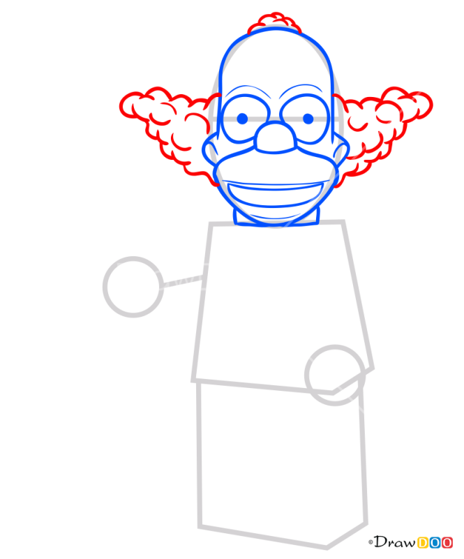 How to Draw Clown Krusty, Lego Simpsons