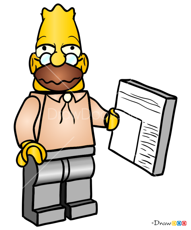 How to Draw Grandpa, Lego Simpsons