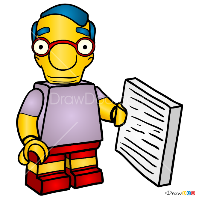 How to Draw Milhouse, Lego Simpsons