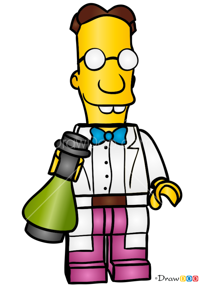 How to Draw Professor Frink, Lego Simpsons