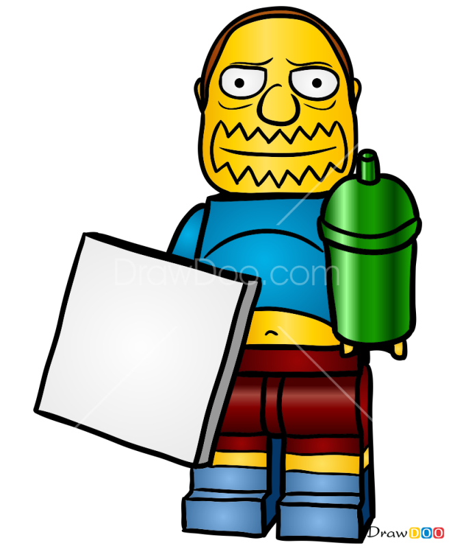 How to Draw Comic Book Guy, Lego Simpsons