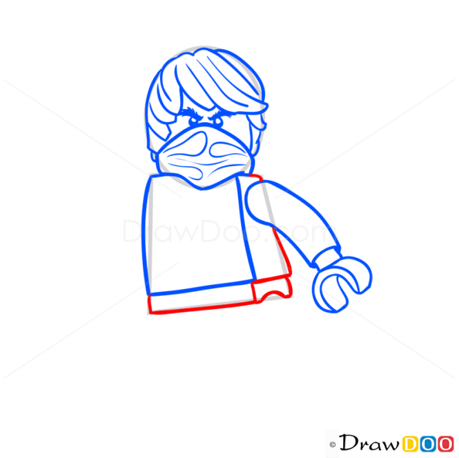 How to Draw Cole, Lego Ninjago