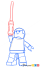 How to Draw Luke Skywalker, Lego Starwars