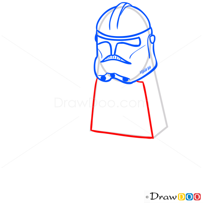 How to Draw Kashyyyk Trooper, Lego Starwars