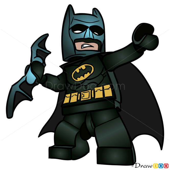 How to Draw Batman, Lego Super Heroes