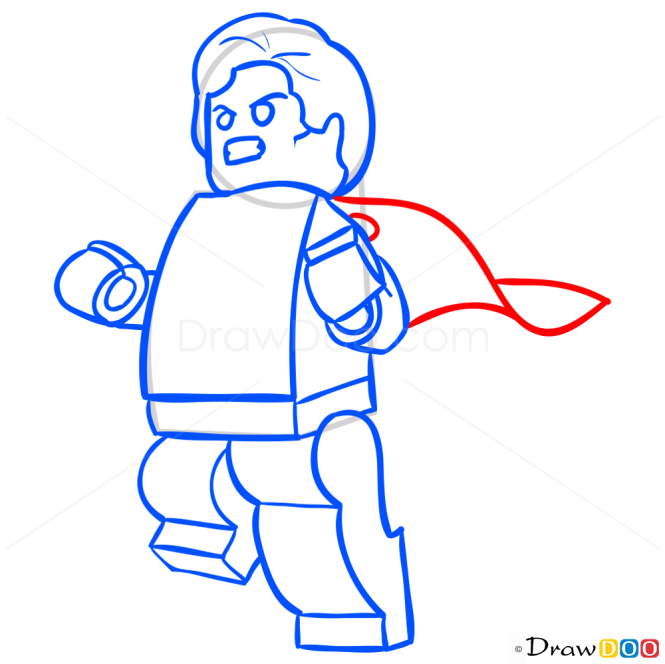 How to Draw Superman, Lego Super Heroes