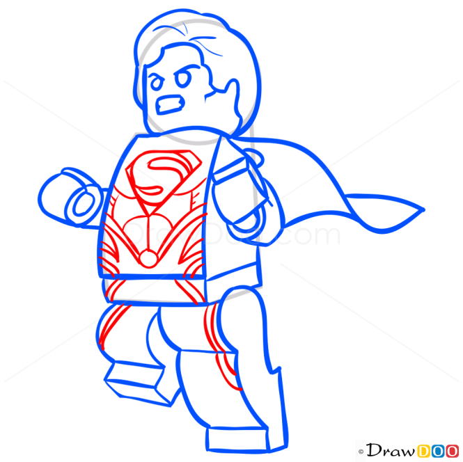 How to Draw Superman, Lego Super Heroes