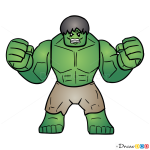 How to Draw Hulk, Lego Super Heroes