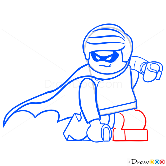 How to Draw Robin, Lego Super Heroes