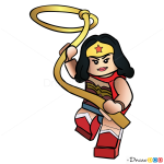 How to Draw Wonder Woman, Lego Super Heroes