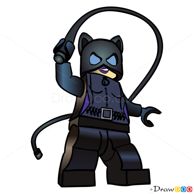 How to Draw Catwoman, Lego Super Heroes