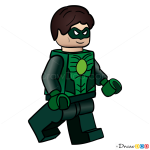 How to Draw Green Lantern, Lego Super Heroes