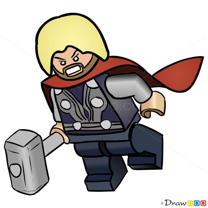 How to Draw Thor, Lego Super Heroes
