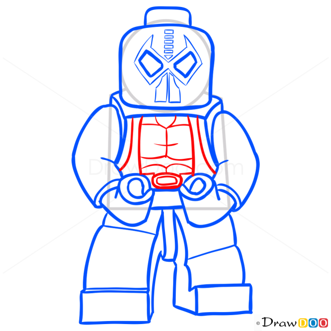 How to Draw Bane, Lego Super Heroes