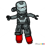 How to Draw War Machine, Lego Super Heroes
