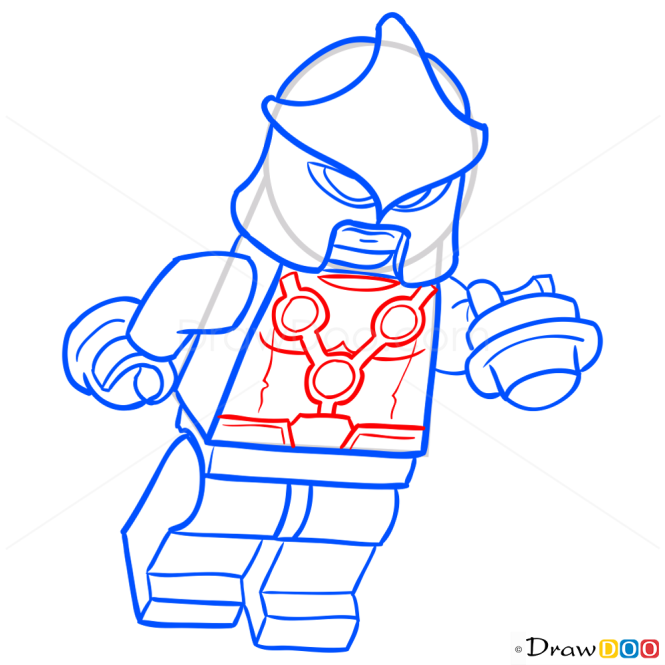 How to Draw Nova, Lego Super Heroes