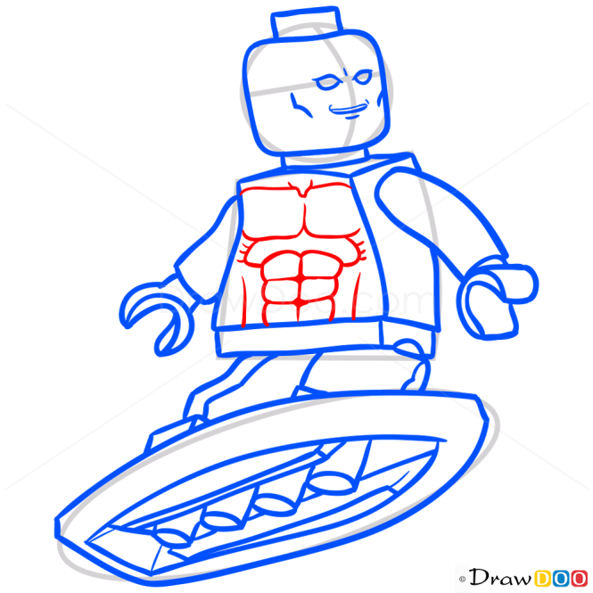 How to Draw Silver Surfer, Lego Super Heroes