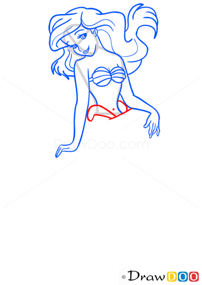 How to Draw Ariel, Mermaids