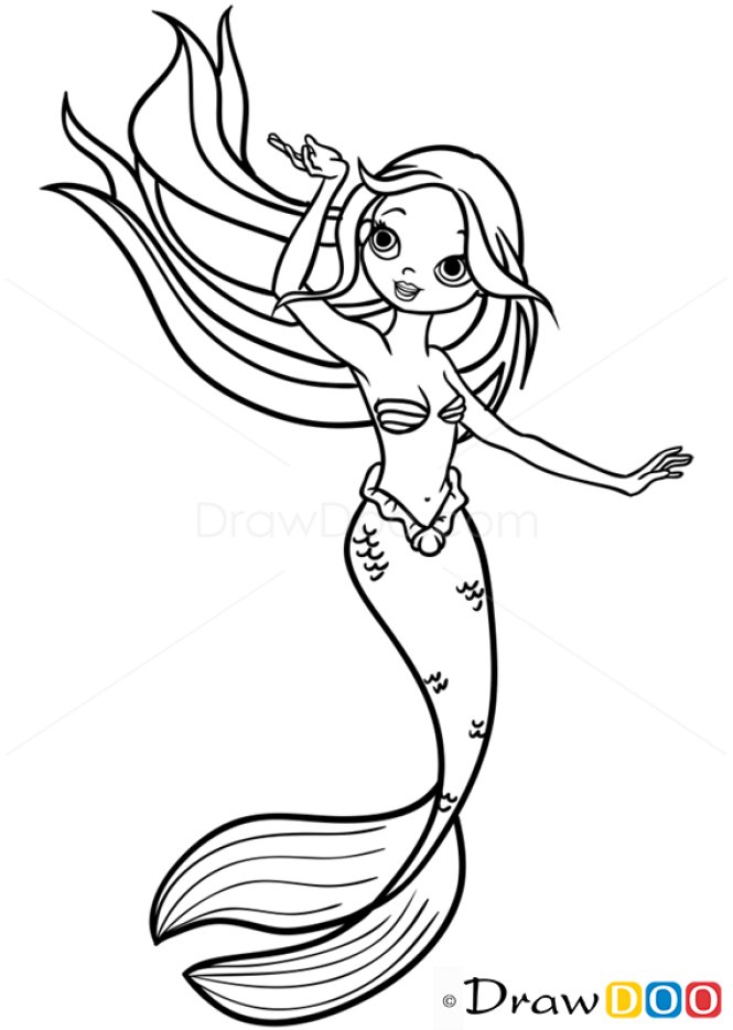 How to Draw Beautiful Mermaid, Mermaids