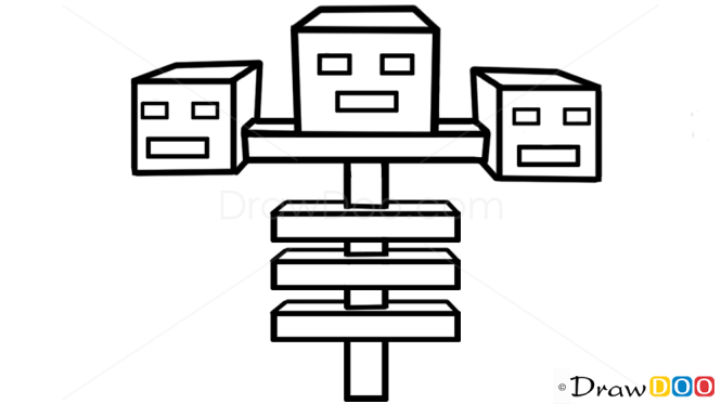 How to Draw Whithers, Minecraft