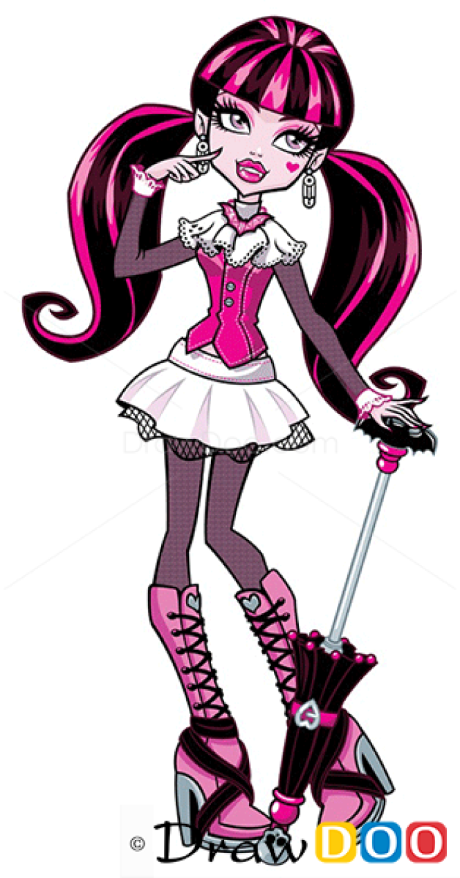 How to Draw Draculaura, Monster High