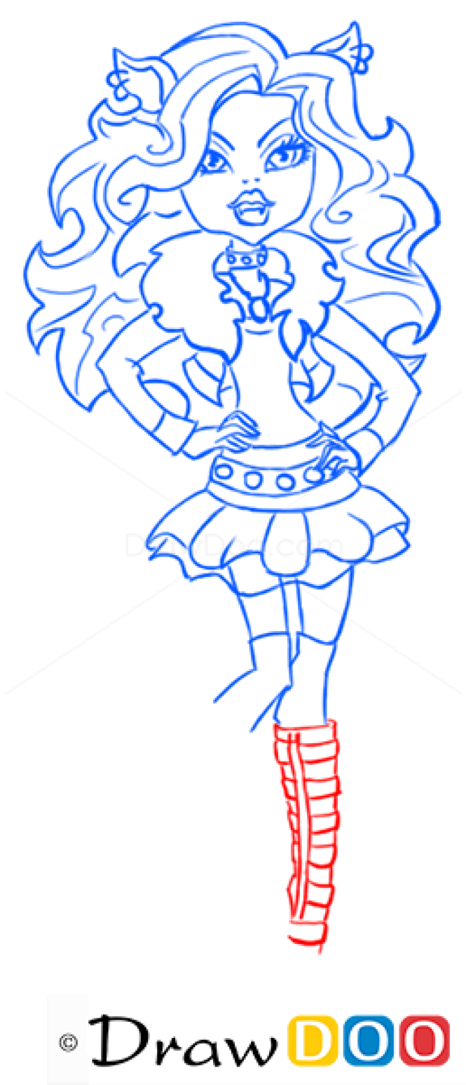 How to Draw Kleidung, Monster High