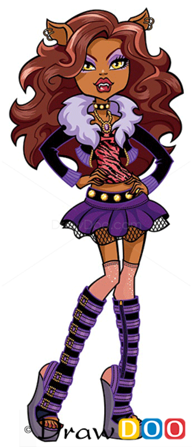 How to Draw Kleidung, Monster High