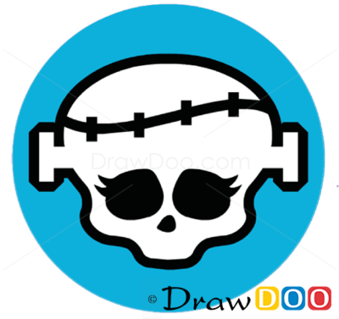How to Draw Frankie Stein Logo, Monster High