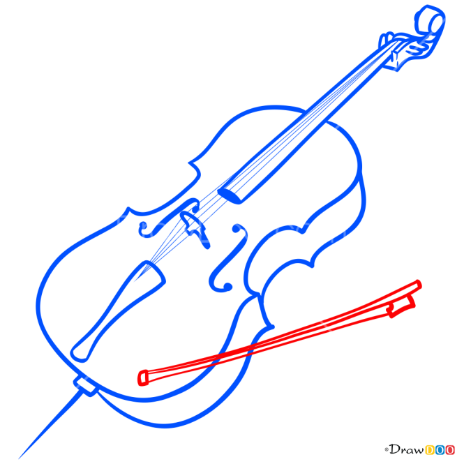 How to Draw Cello, Musical Instruments