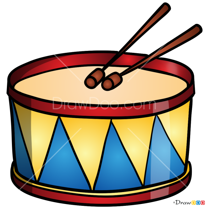 How to Draw Drum, Musical Instruments