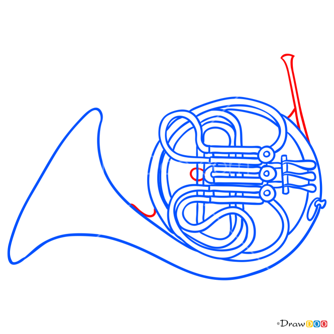 How to Draw Horn, Musical Instruments