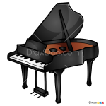 How to Draw Piano, Musical Instruments