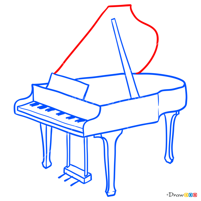 How to Draw Piano, Musical Instruments