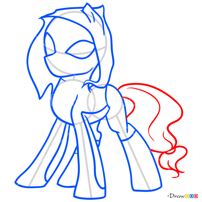 How to Draw Spiderpony, My Superhero Pony