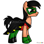 How to Draw Robin, My Superhero Pony