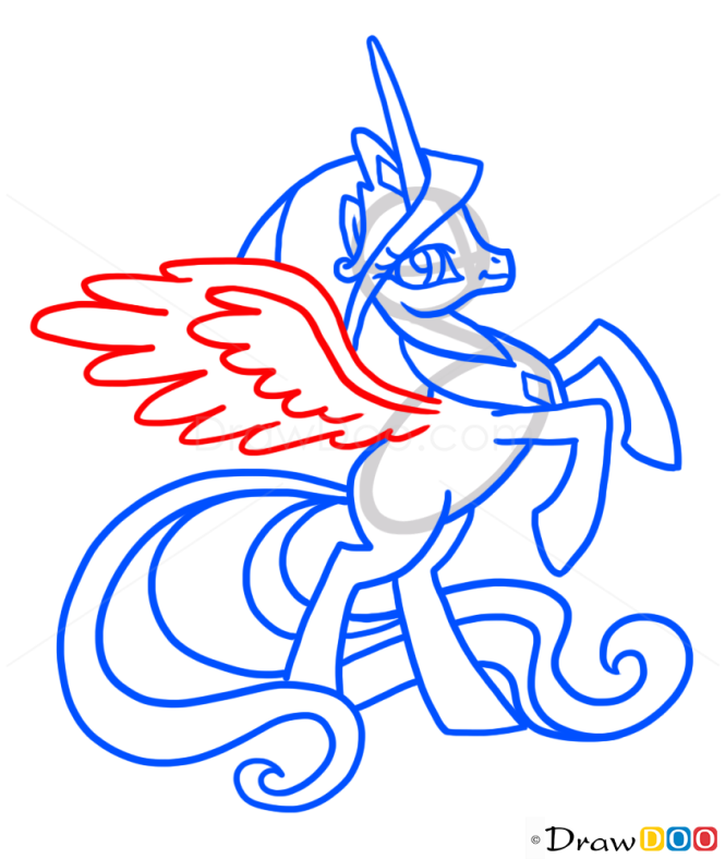 How to Draw Celestia, My Little Pony