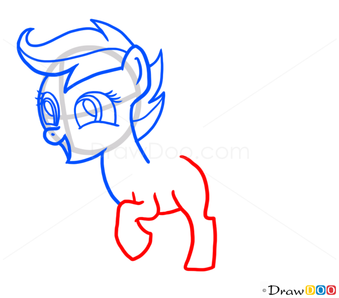 How to Draw Scootaloo, My Little Pony