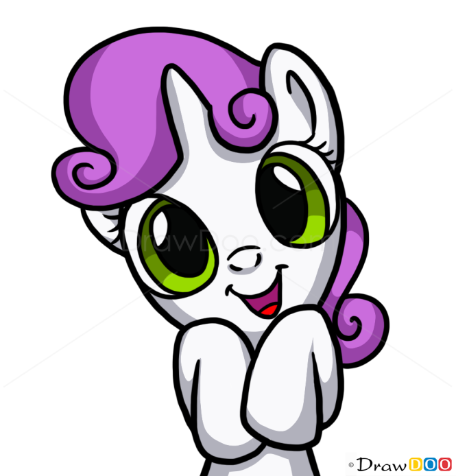 How to Draw Sweetie Belle, My Little Pony