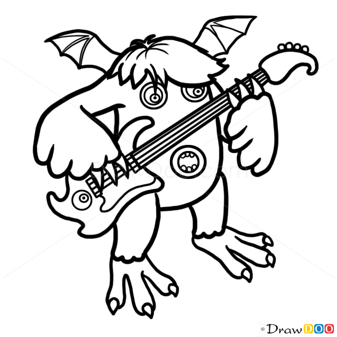 How to Draw Riff, Singing Monsters