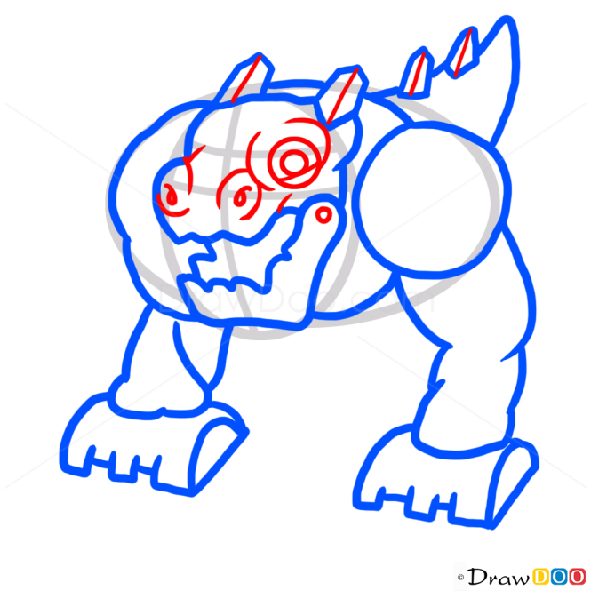 How to Draw T-Rox, Singing Monsters