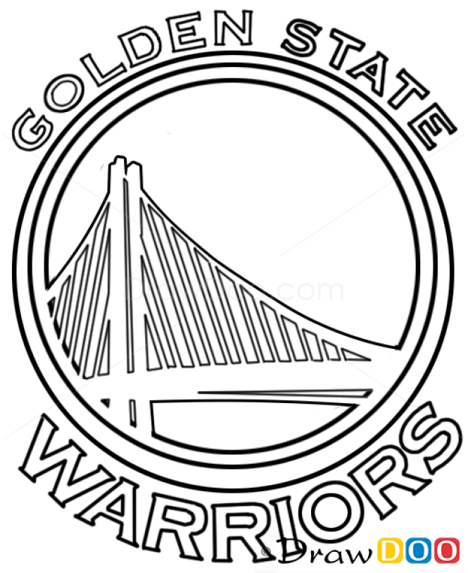 How to Draw Golden State Warriors, Basketball Logos
